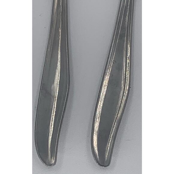 Mar-crest Citation Stainless Atomic  Starburst Flatware Spoons Set Of 7 MCM - Picture 5 of 6